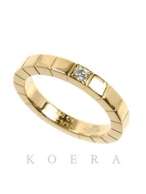 Cartier 18k Yellow Gold Lanieres Diamond Ring